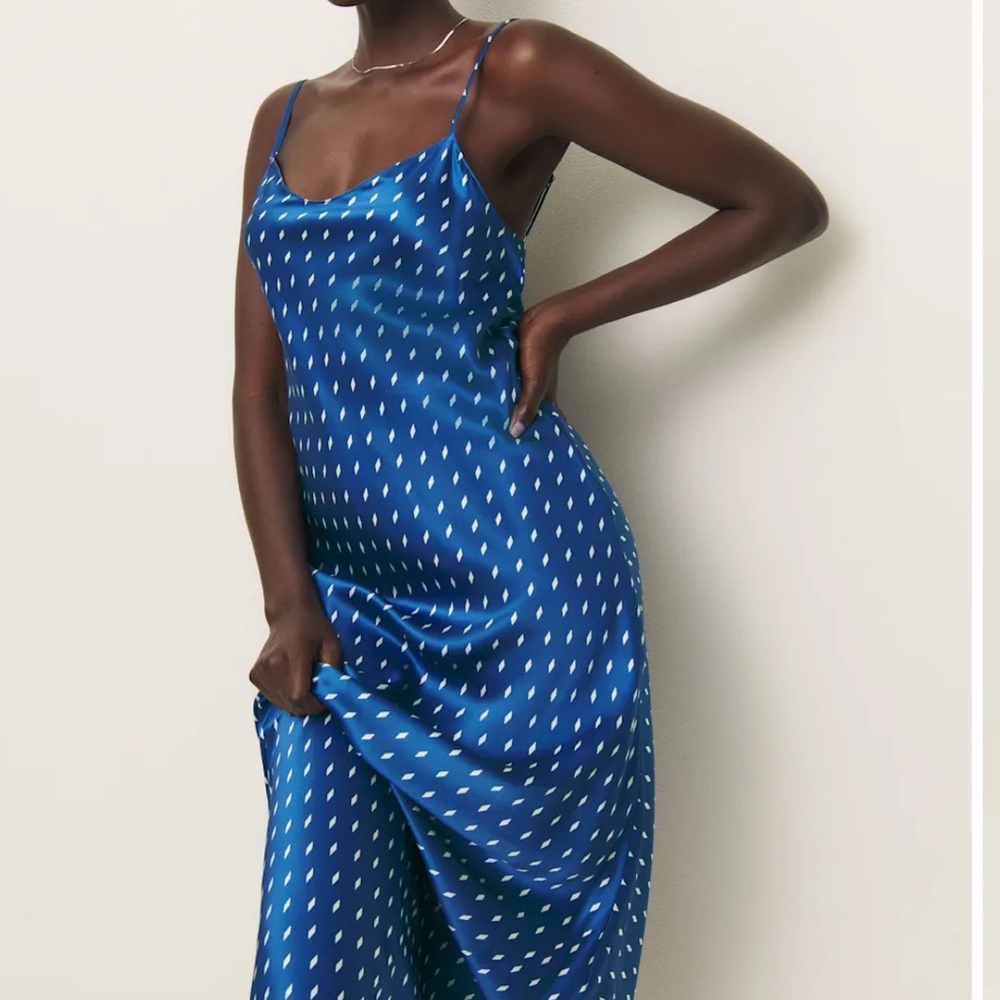 NWT Reformation Parma Silk Slip Dress